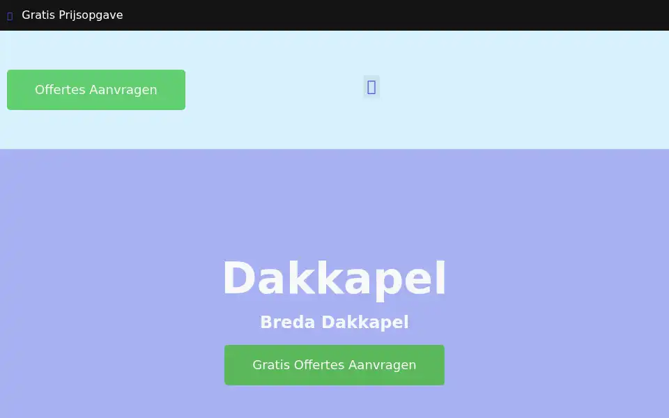 Screenshot of bredadakkapel.com