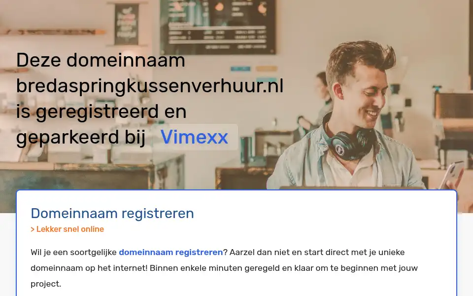 Screenshot of bredaspringkussenverhuur.nl