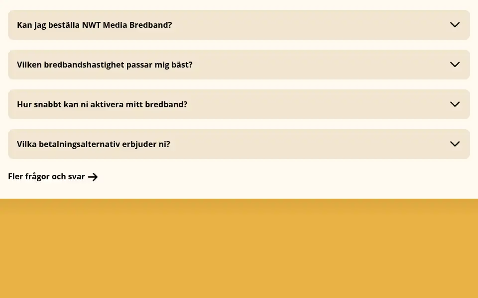 Screenshot of bredband.nwtmedia.se