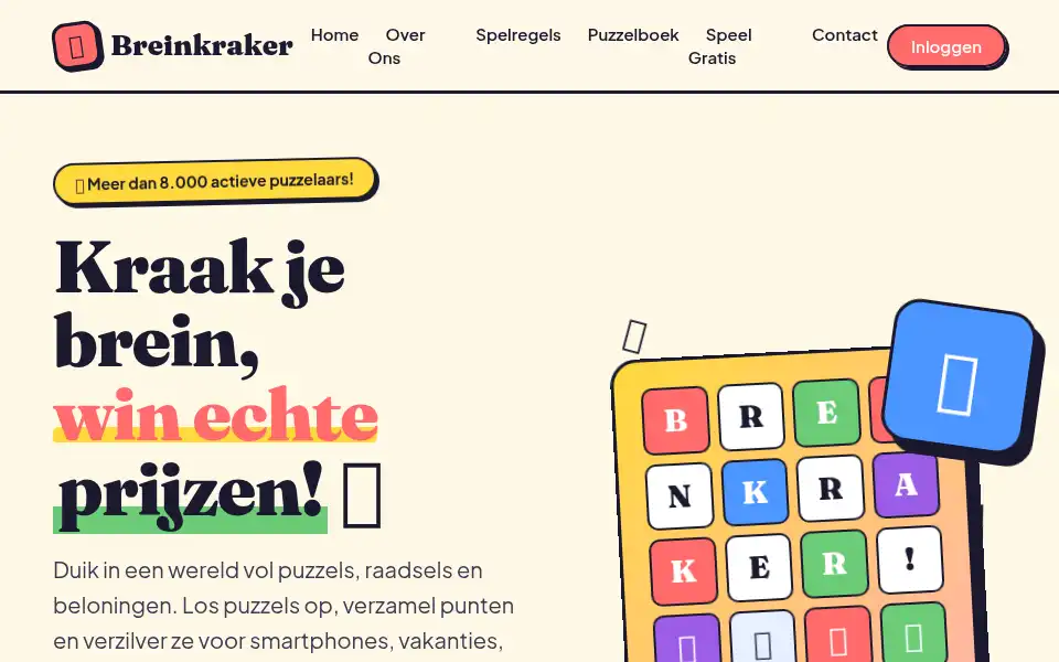 Screenshot of breinkraker.com