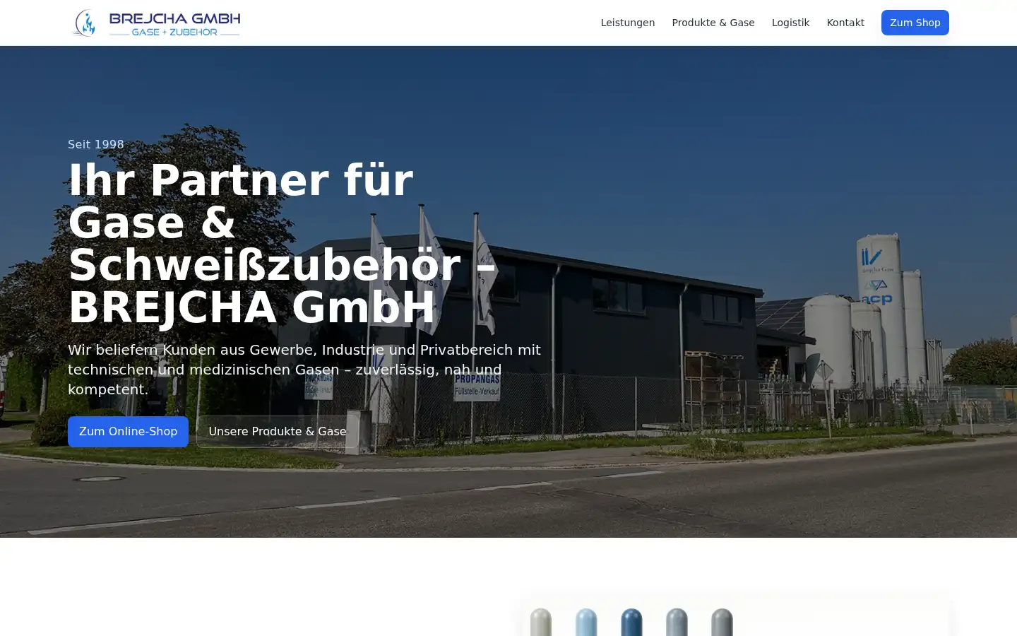 Screenshot of brejcha-shop-gmbh.de