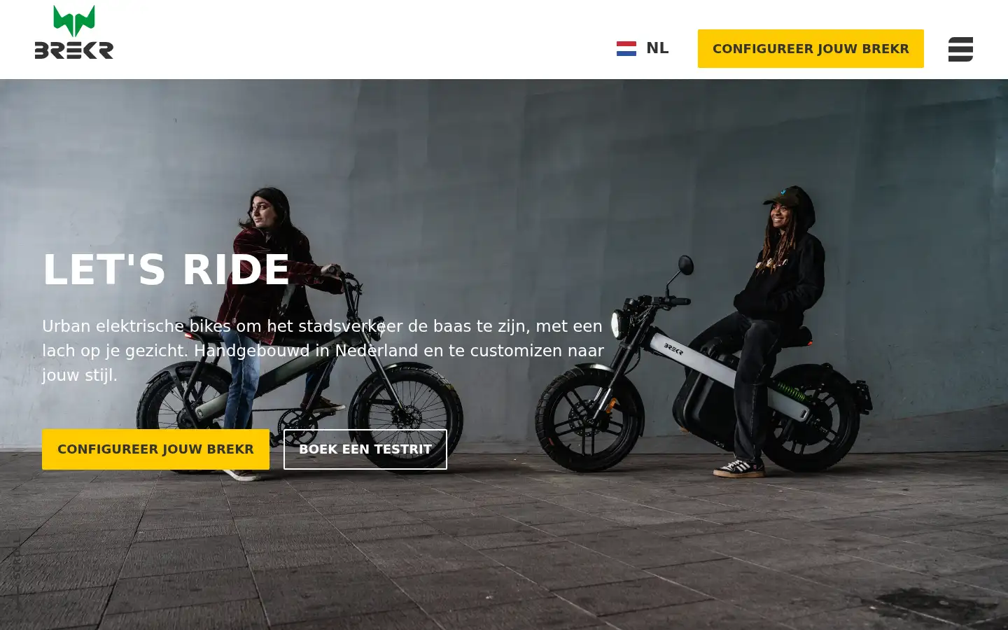 Screenshot of brekr.com