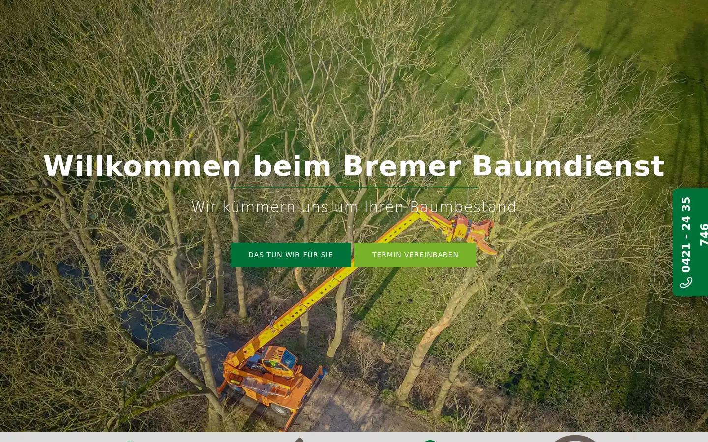 Screenshot of bremer-baumdienst.de