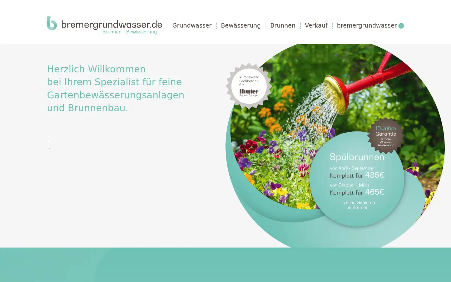 Screenshot of bremergrundwasser.de