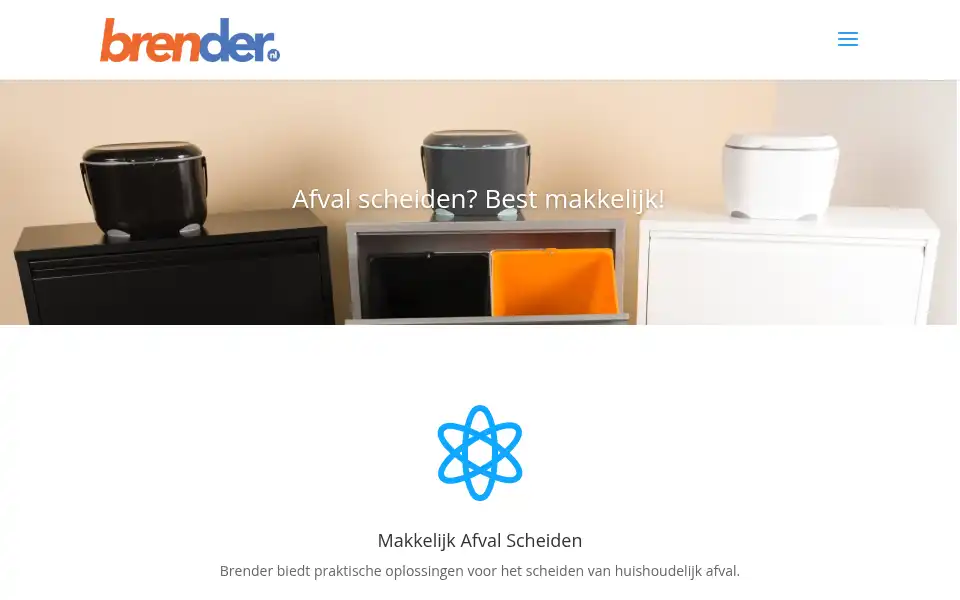 Screenshot of brender.nl