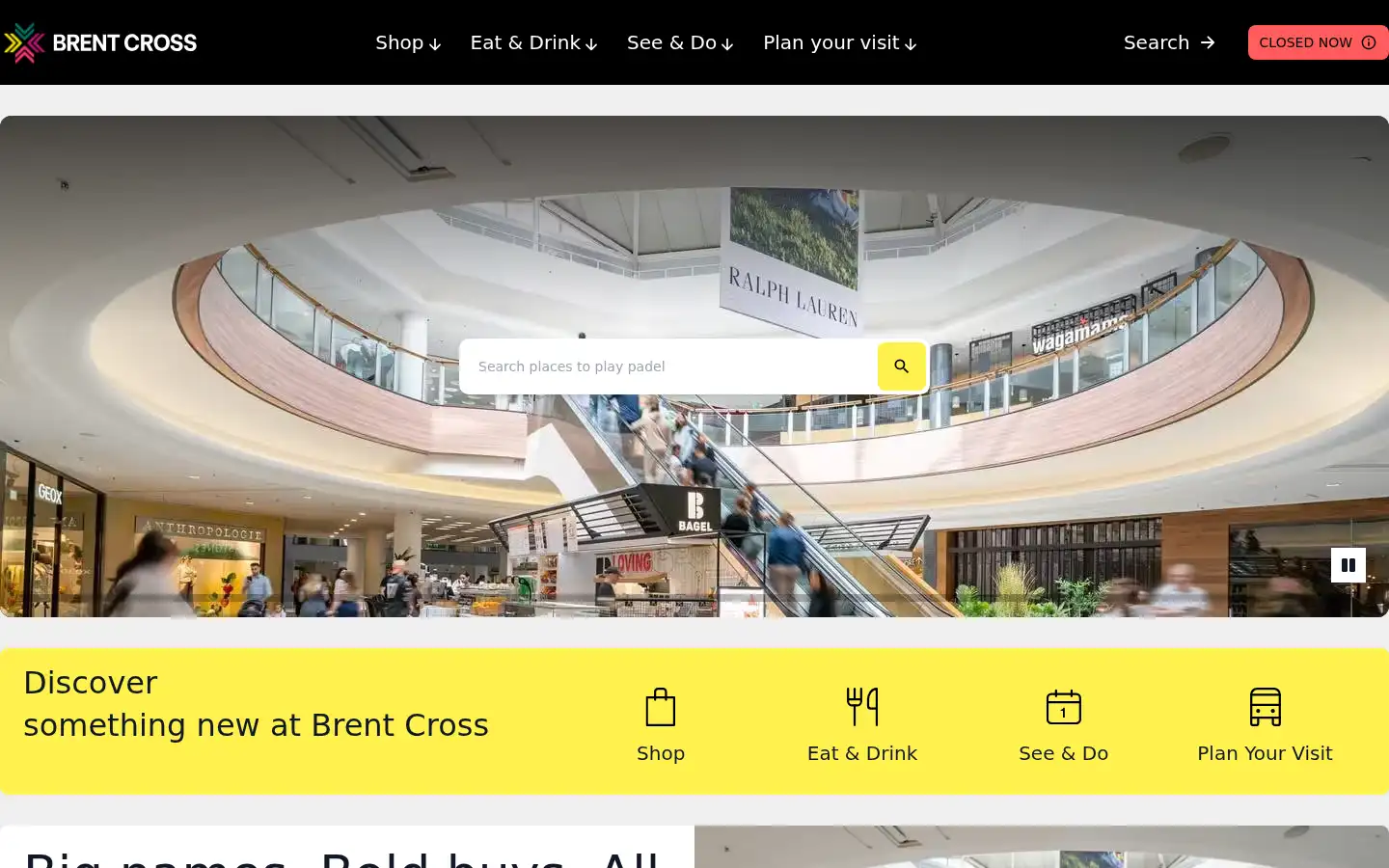 Screenshot of brentcross.co.uk