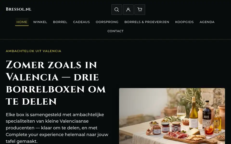 Screenshot of bressol.nl