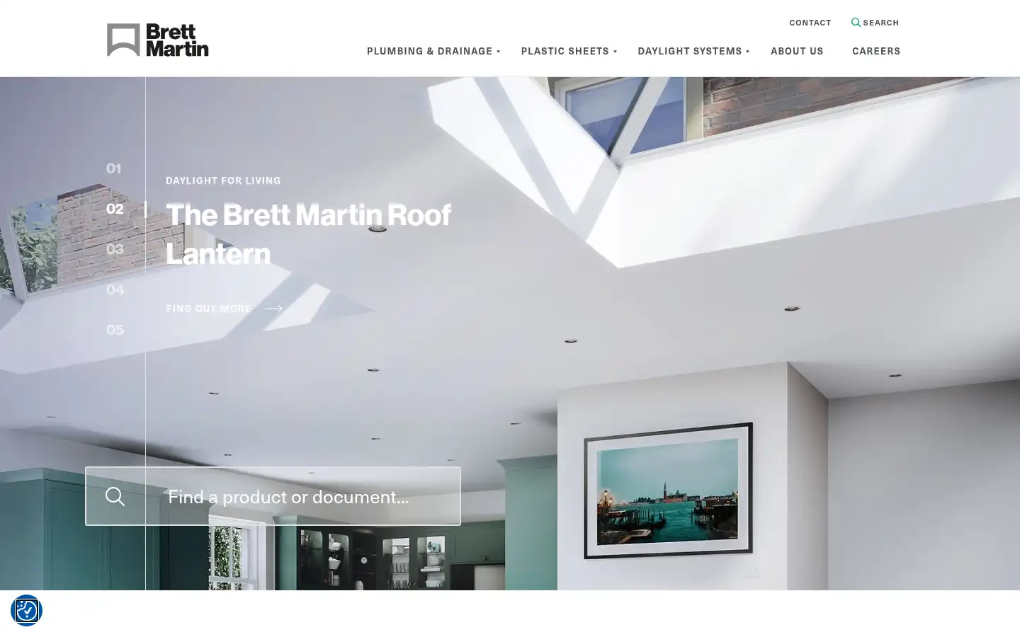 Screenshot of brettmartin.com