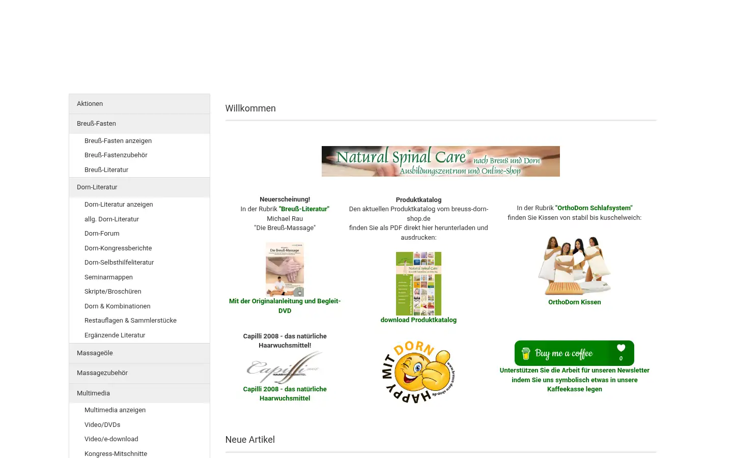 Screenshot of breuss-dorn-shop.de