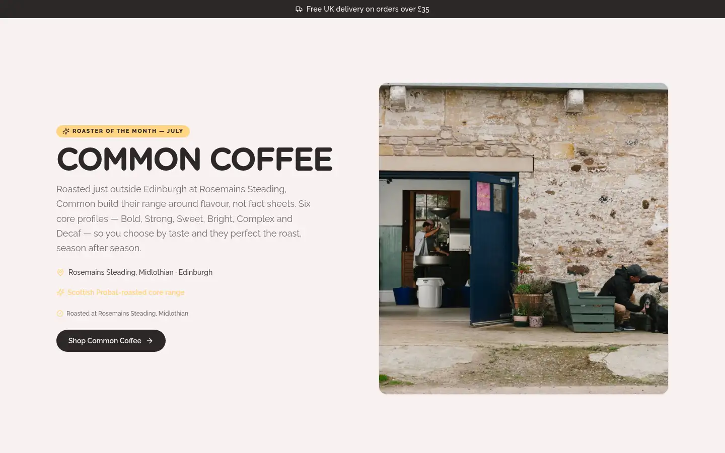 Screenshot of brewed.online