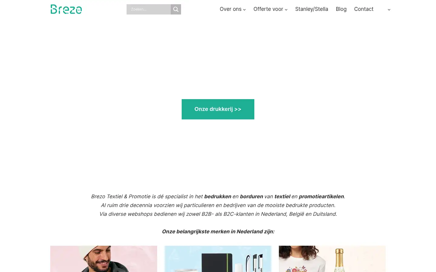 Screenshot of brezo.com