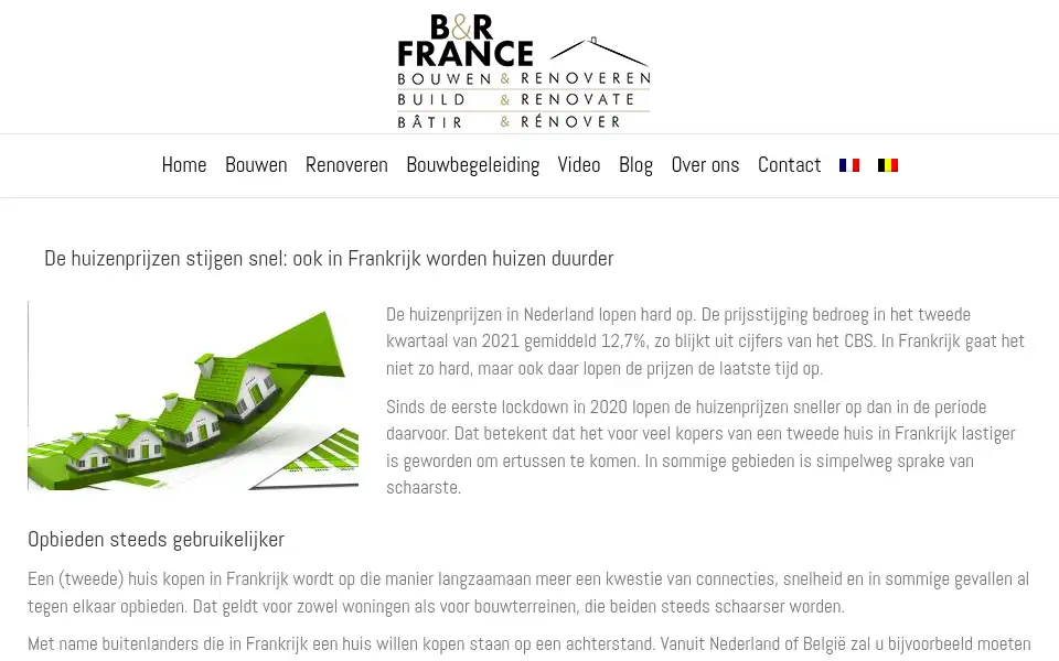 Screenshot of brfrance.eu