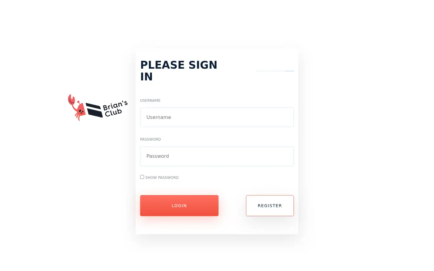 Screenshot of brianclub.live