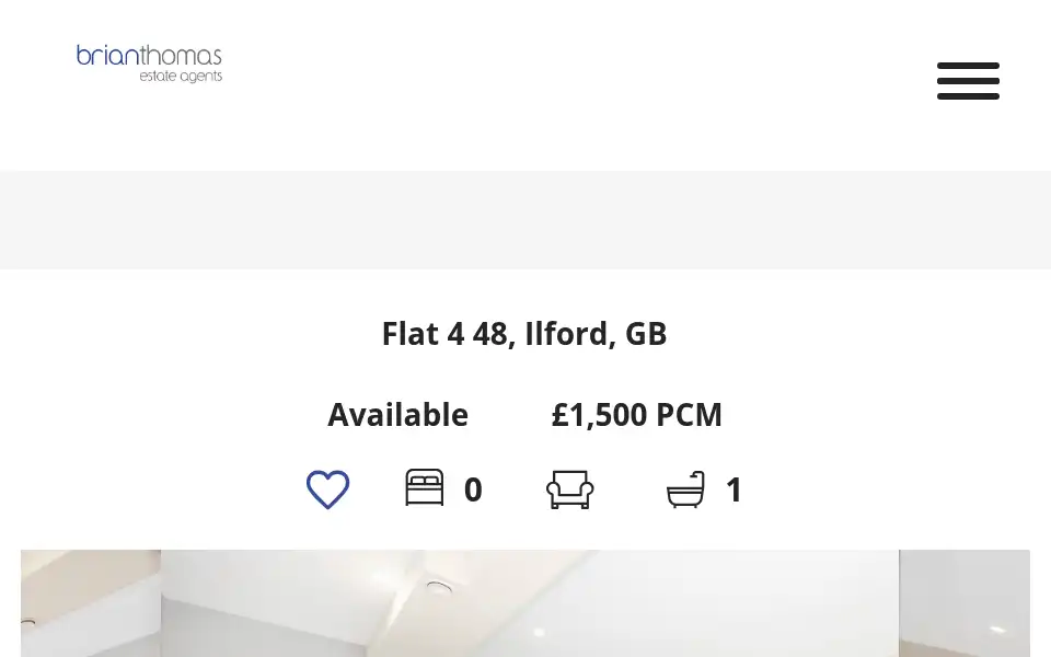 Screenshot of brianthomas.co.uk