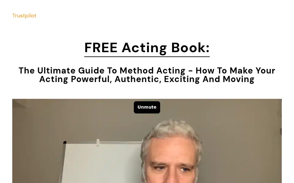Screenshot of briantimoneyacting.co.uk