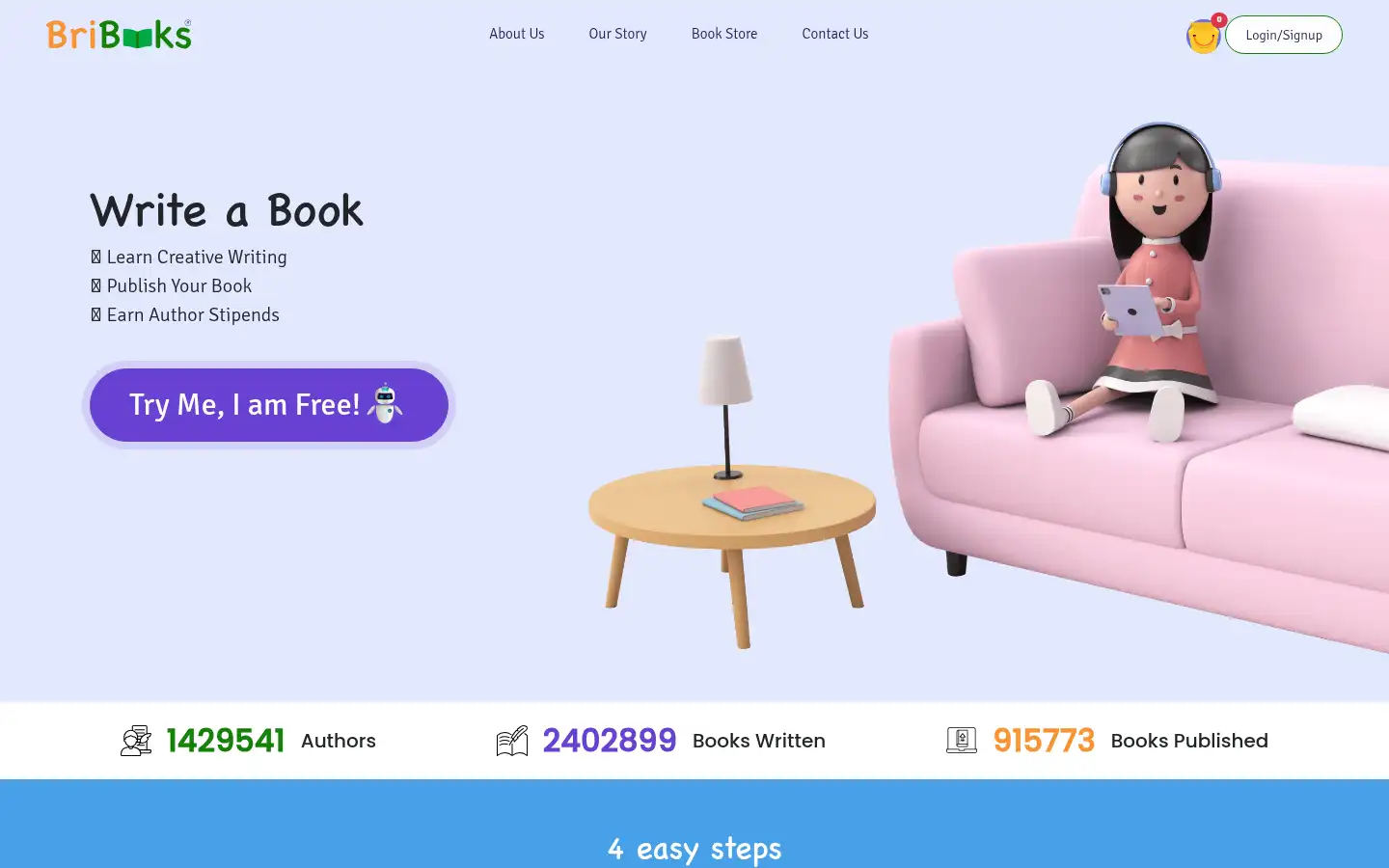 Screenshot of bribooks.com