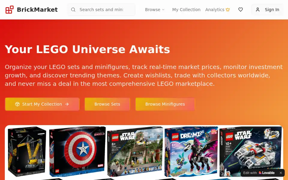 Screenshot of brick-base.com