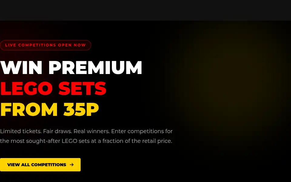 Screenshot of brickdropcomps.co.uk