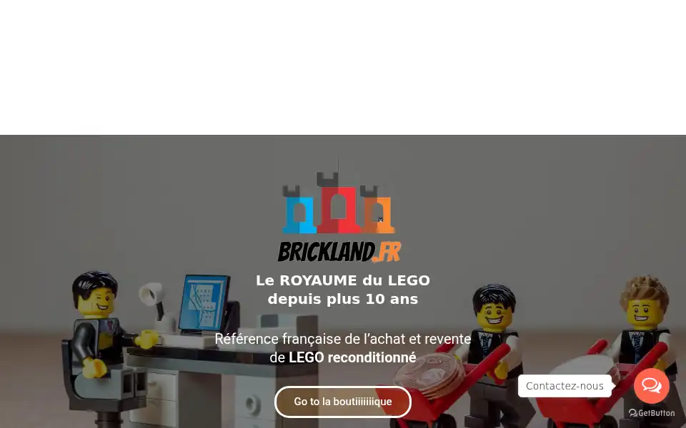 Screenshot of brickland.fr