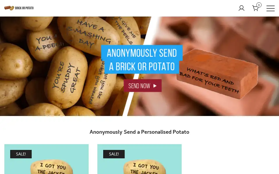 Screenshot of brickorpotato.co.uk
