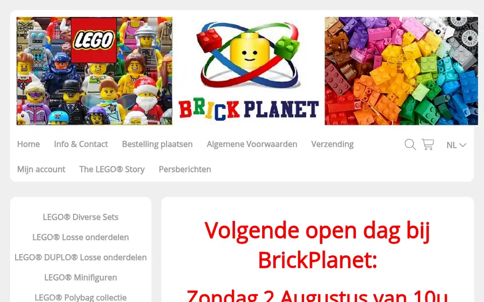 Screenshot of brickplanet.be
