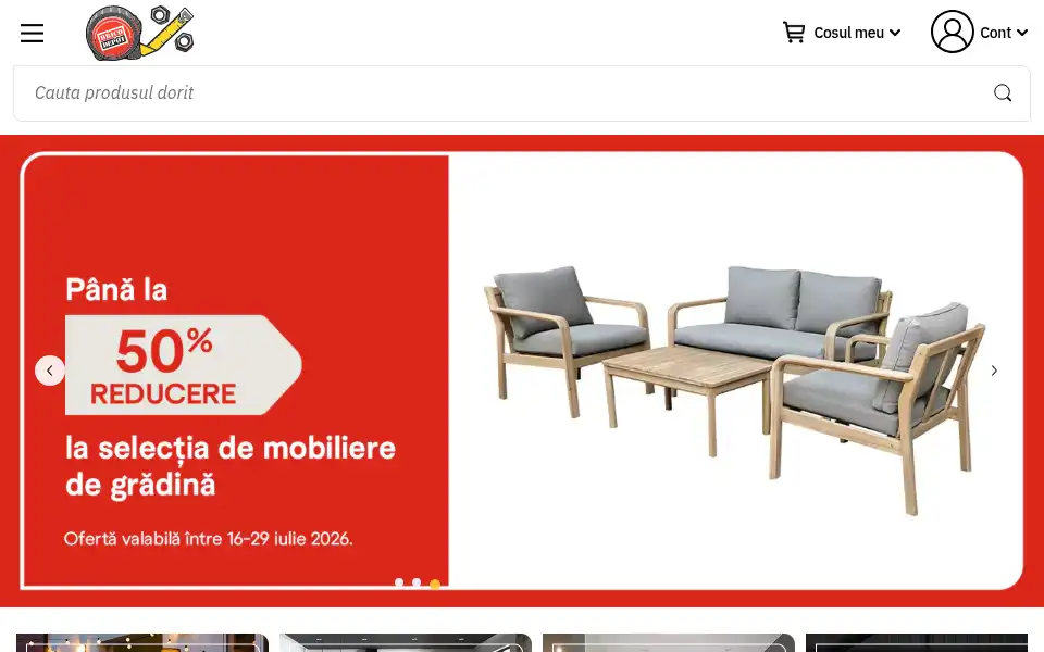 Screenshot of bricodepot.ro