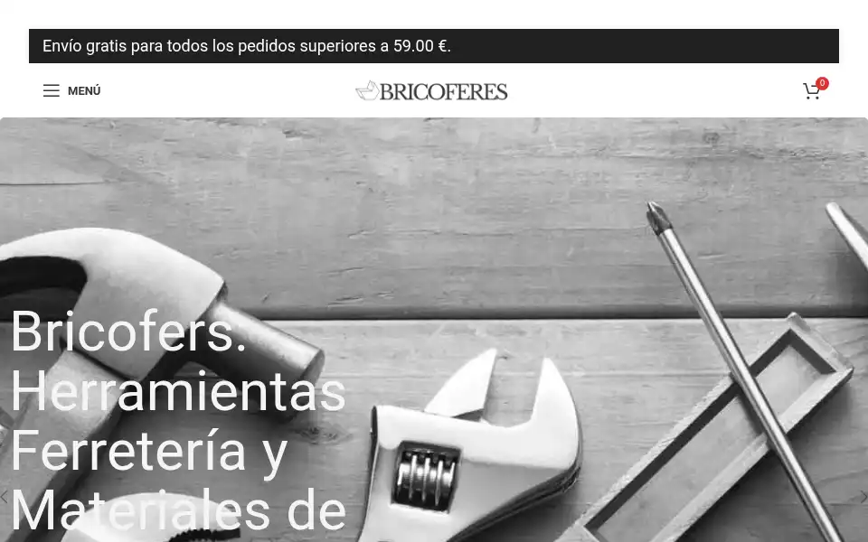 Screenshot of bricoferes.com