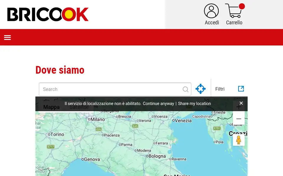 Screenshot of bricook.it