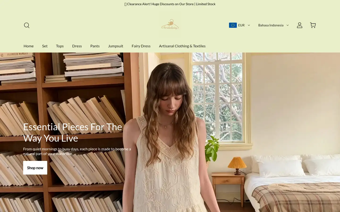Screenshot of bridedaisy.com
