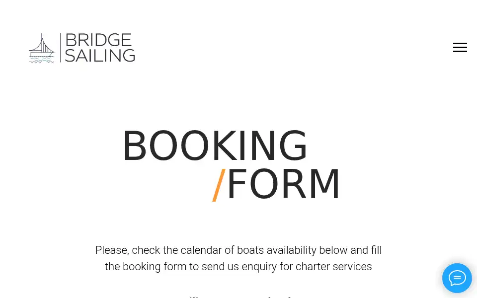 Screenshot of bridgesailing.co.uk