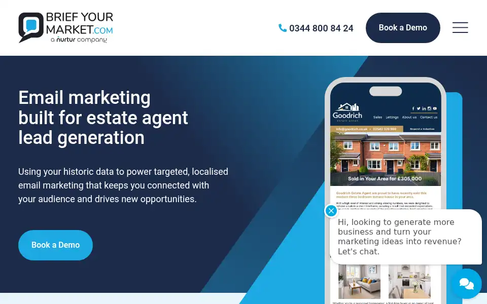 Screenshot of briefyourmarket.com