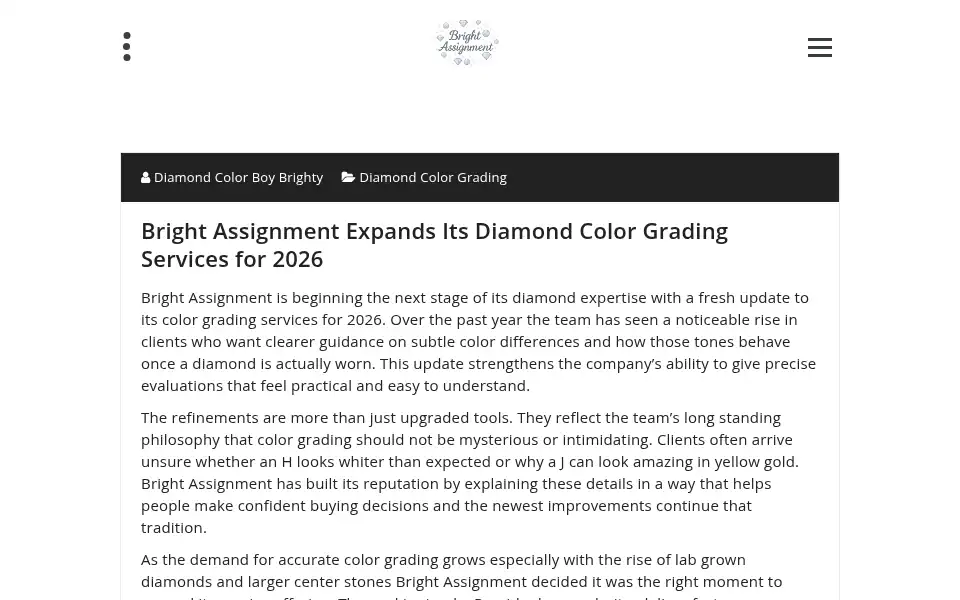 Screenshot of brightassignment.com