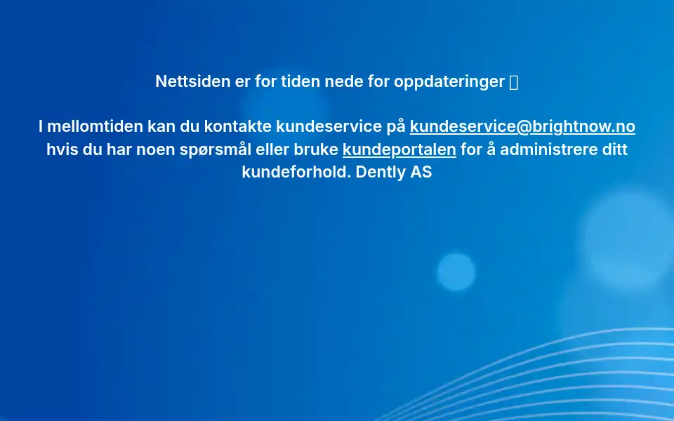 Screenshot of brightnow.no