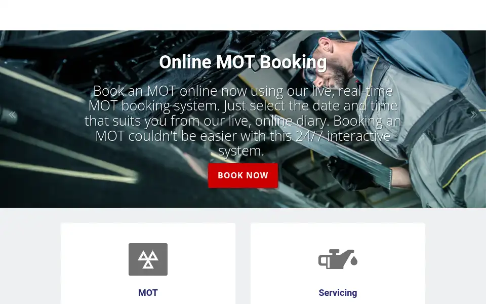 Screenshot of brighton-mot.com