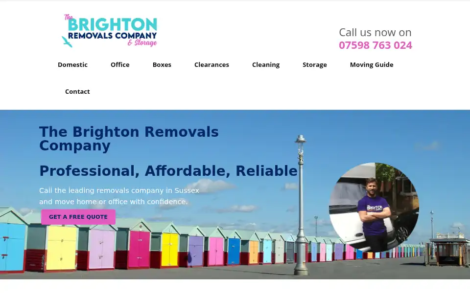 Screenshot of brighton-removal.co.uk
