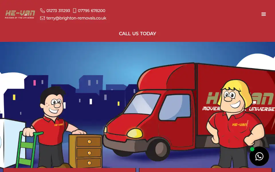 Screenshot of brighton-removals.co.uk