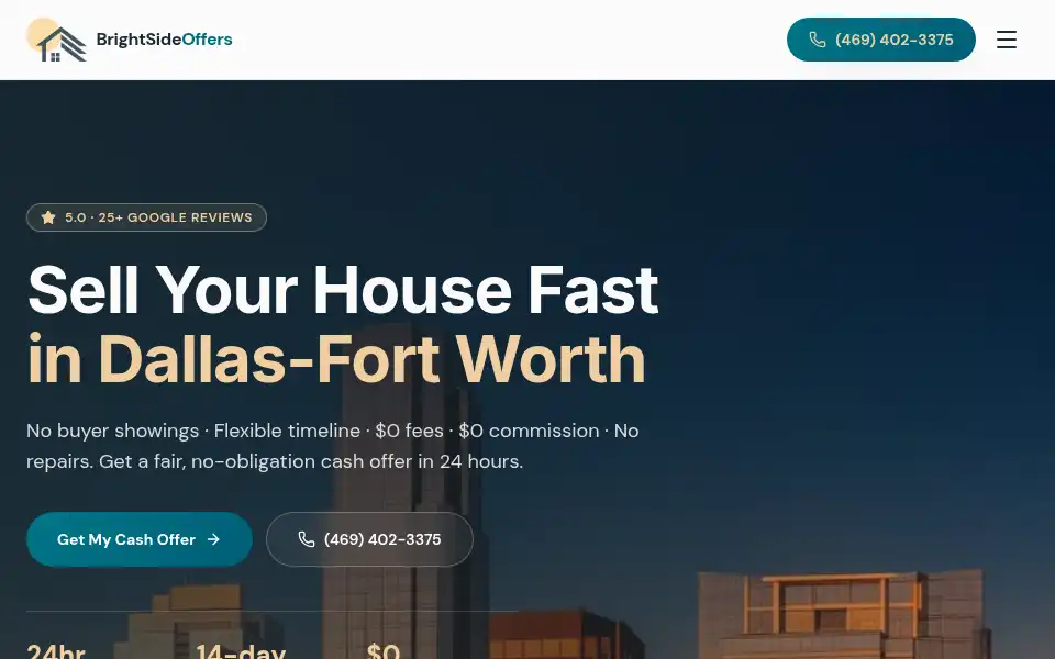 Screenshot of brightsideoffers.com