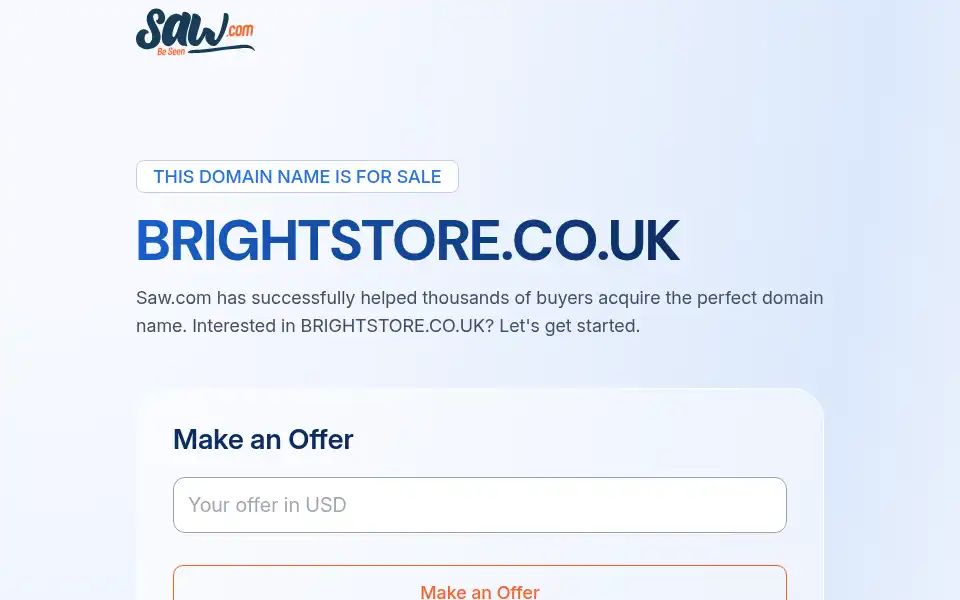 Screenshot of brightstore.co.uk