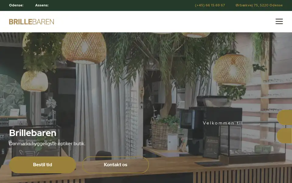 Screenshot of brillebaren.dk