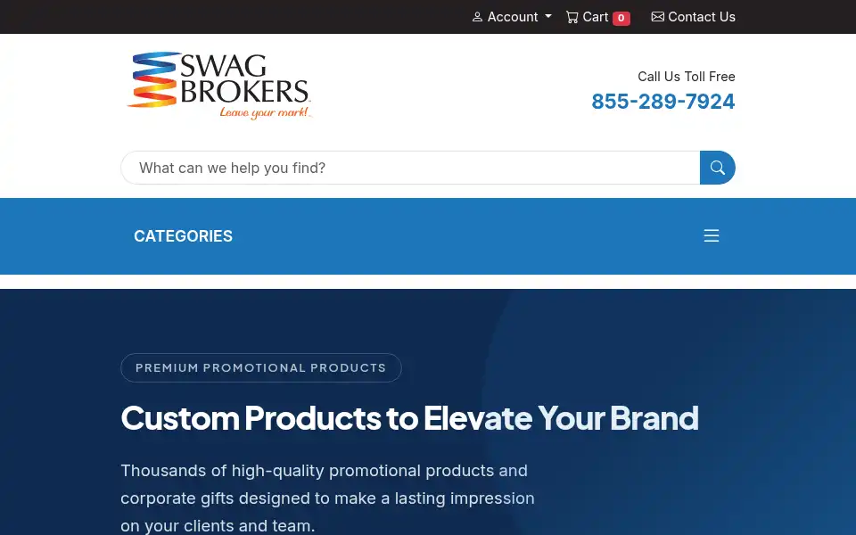 Screenshot of brilliantpromos.com