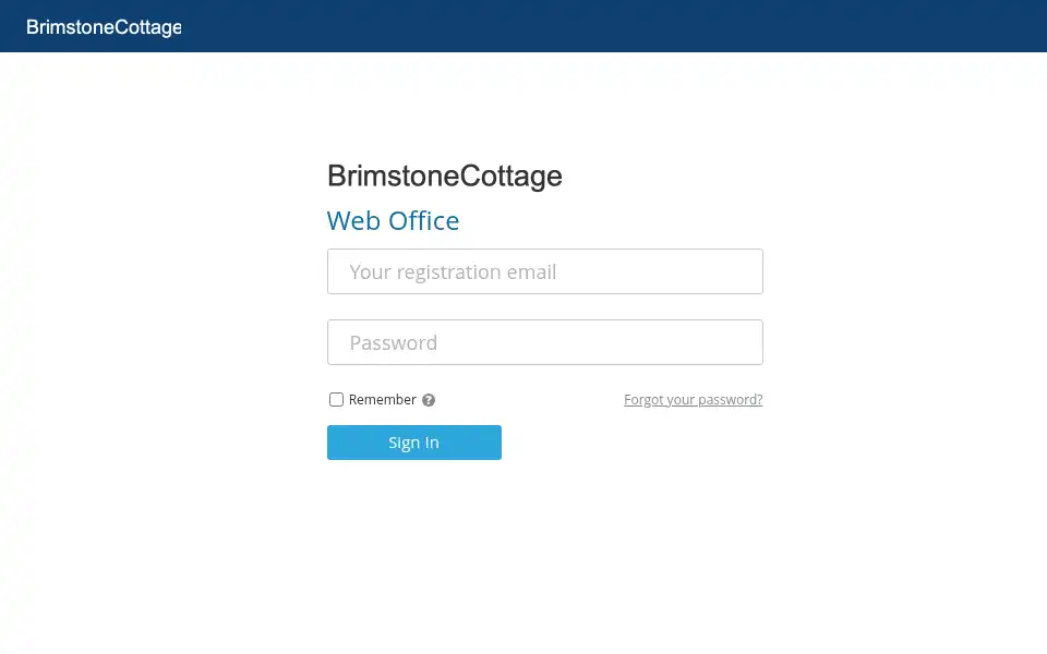 Screenshot of brimstonecottage.uk