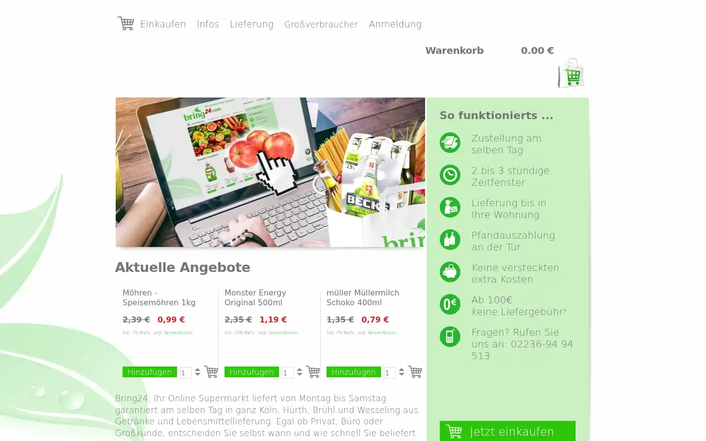 Screenshot of bring24.com