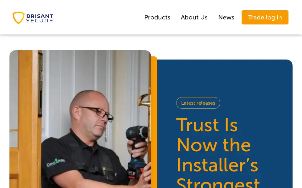 Screenshot of brisant-secure.com