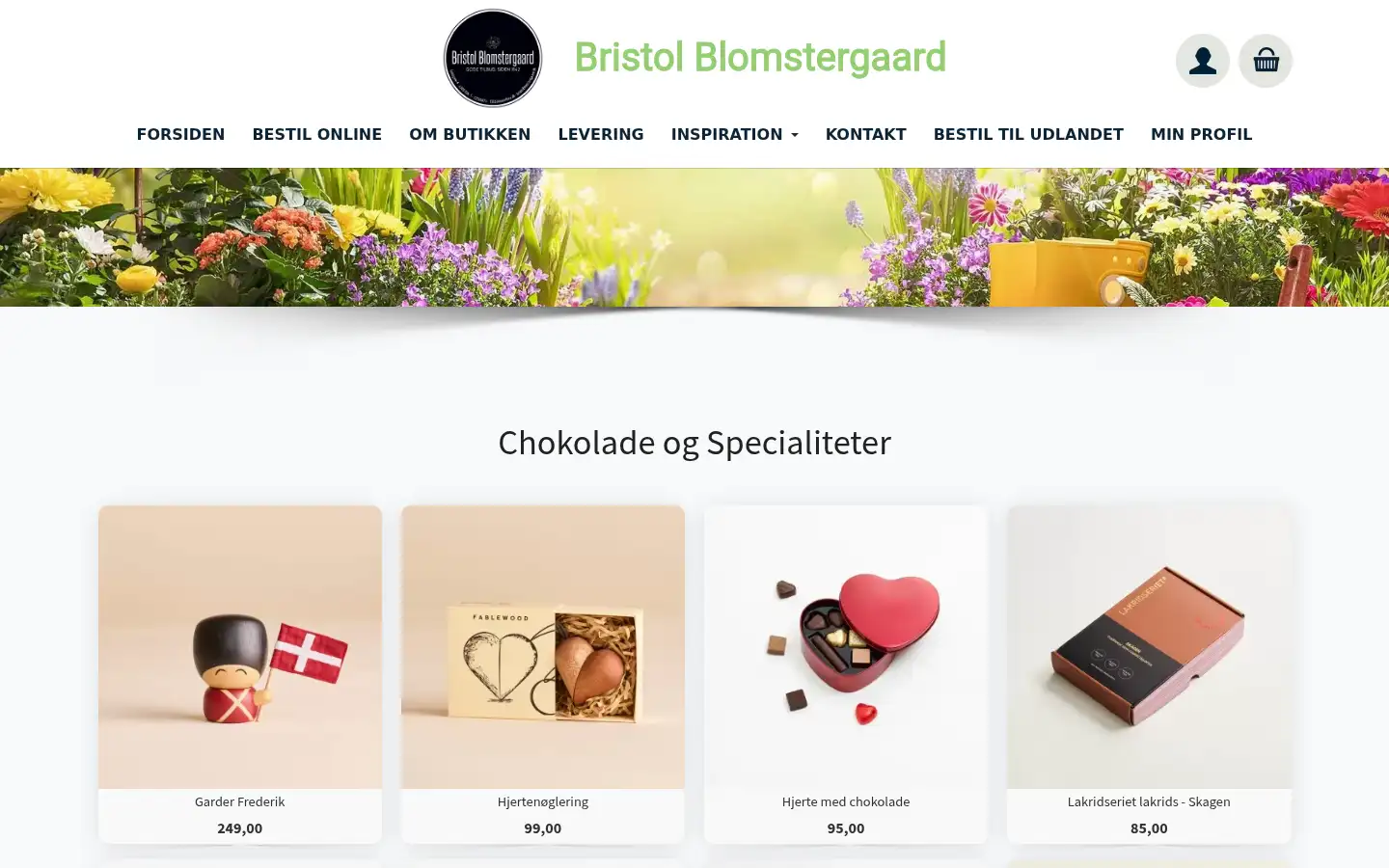 Screenshot of bristolblomstergaard.dk