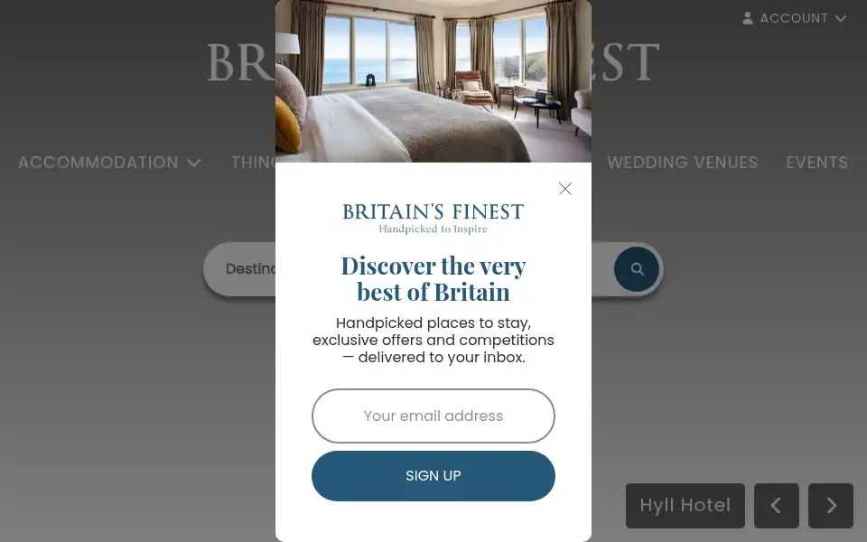 Screenshot of britainsfinest.co.uk