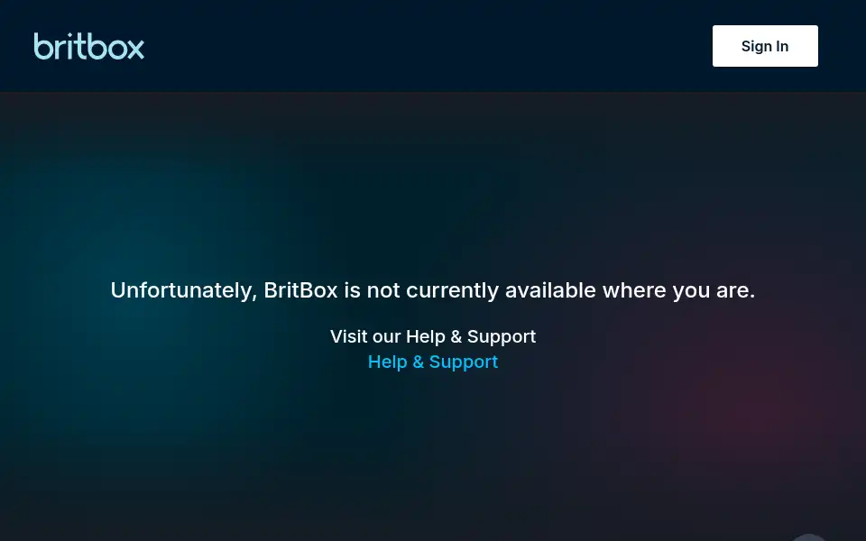 Screenshot of britbox.com