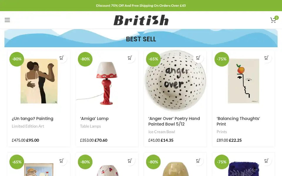 Screenshot of britishhomesdirect.com