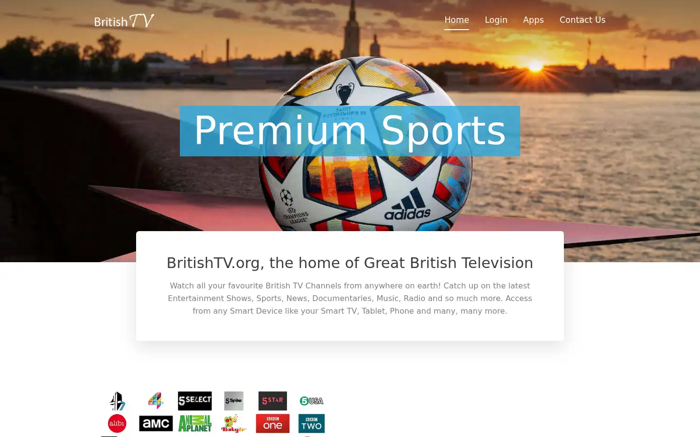 Screenshot of britishtv.org