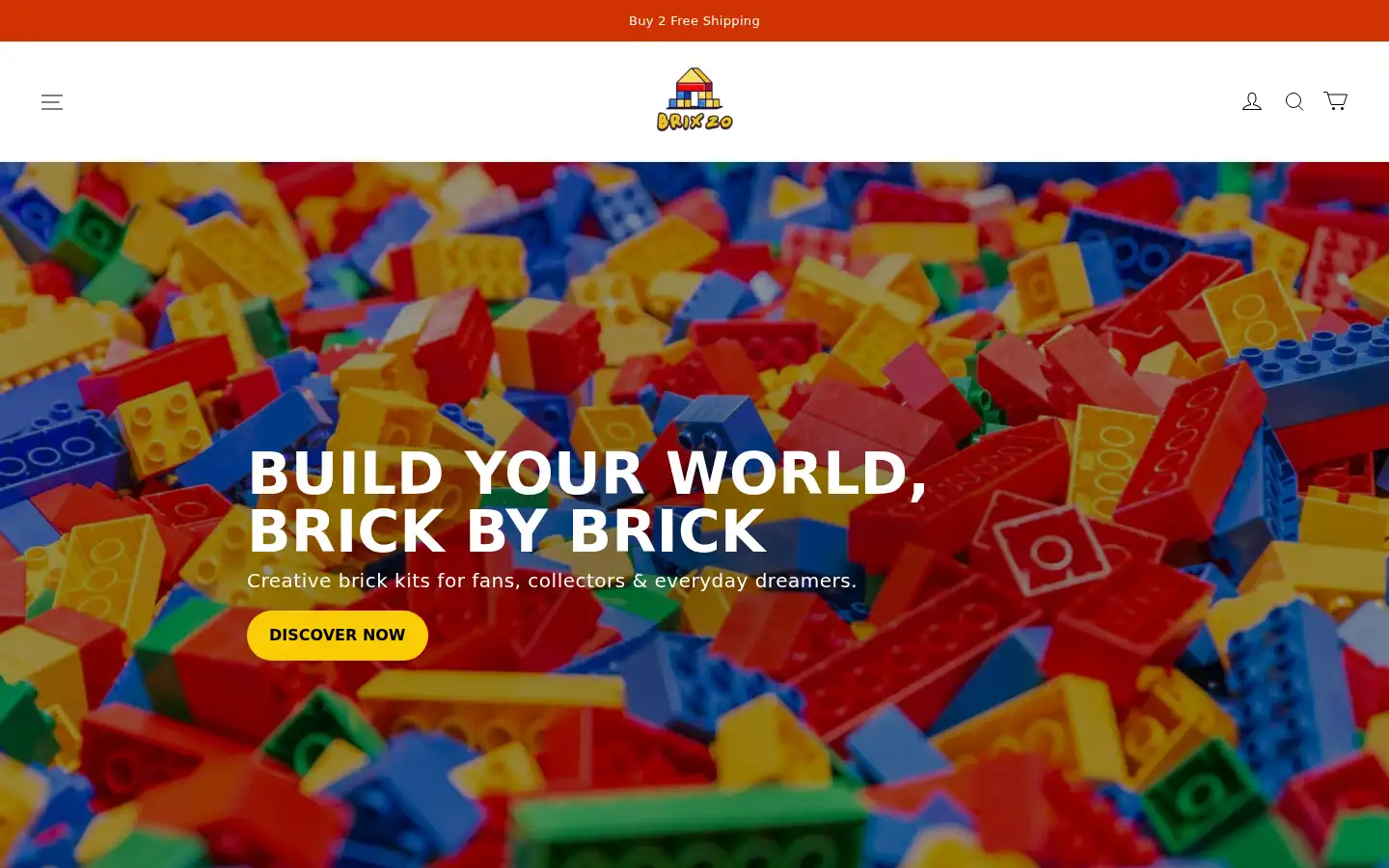Screenshot of brixzo.com