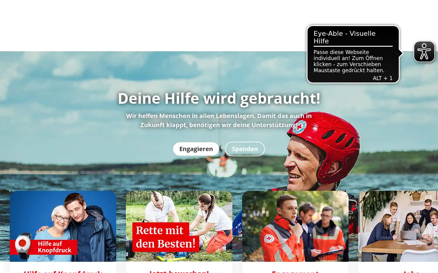 Screenshot of brk.de